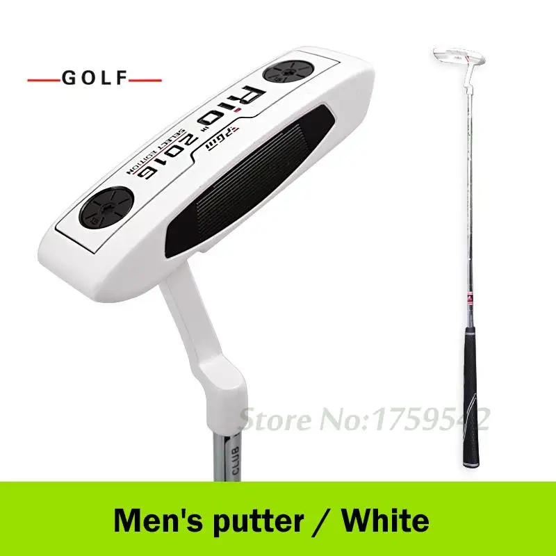 PGM, брендовые для гольфа Putter Белый Черный Hot Pro Golf Club длина 34 ''/35'' нержавеющая сталь правая рука - Цвет: mens white