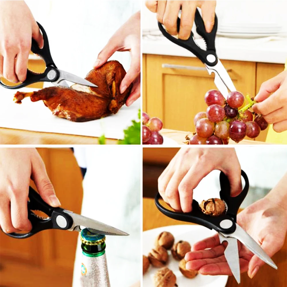 Мульти-инструмент кухонные ножницы Multi-function ножницы для резки пищевых продуктов Home ножницы для курицы кухня вспомогательный инструмент ручные инструменты