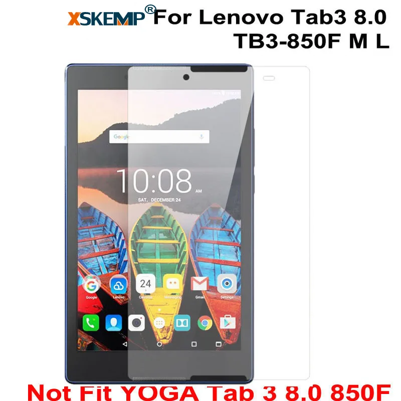 XSKEMP для lenovo Tab3 8 0 TB3-850F M L (не подходит Yoga tab 3 0) 9 H закаленного Стекло Экран протектор