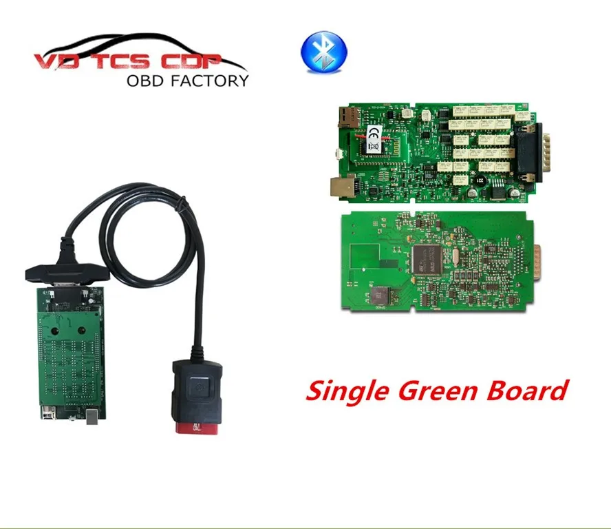 VD TCS CDP Pro Plus Bluetooth Одиночная зеленая доска Авто сканер wow хорошее сканирование инструменты диагностический инструмент
