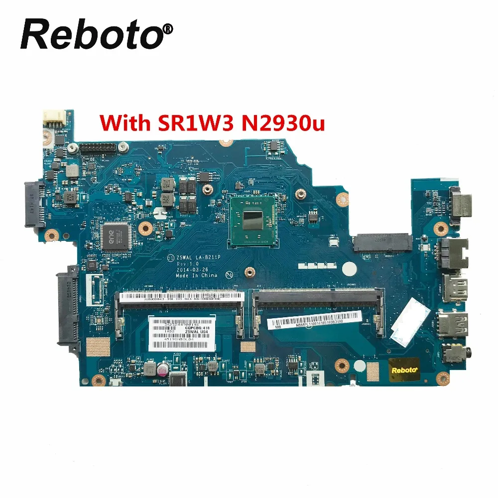 Reboto оригинальная материнская плата для ноутбука ACER E5-511 NBMPL11001 NB. MPL11.001 с SR1W3 N2930u Z5WAL LA-B211P MB протестирована