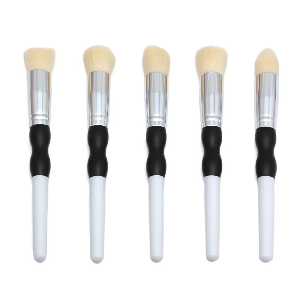 10Pcs Gourd Handle Makeup Brush Set Powder Blush Foundation Eye Shadow Brush Soft Hair Cosmetic Brushes For Flawless Makeup (4)