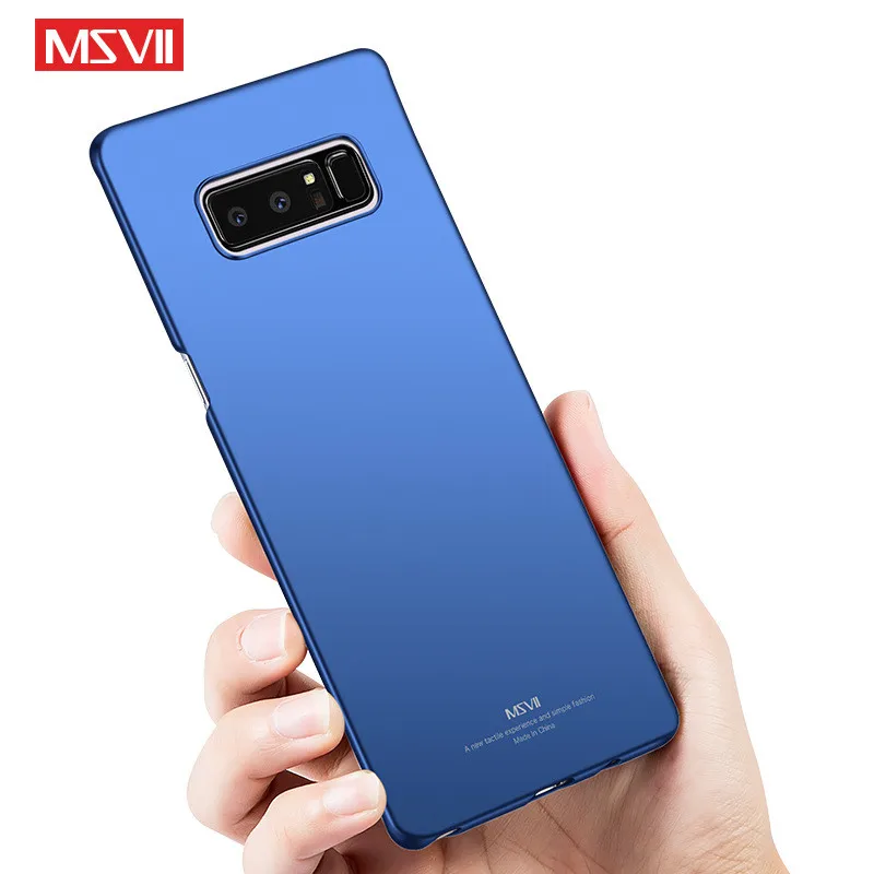 Чехол MSVII для Samsung Galaxy note 8 чехол роскошная матовая жесткая задняя крышка из