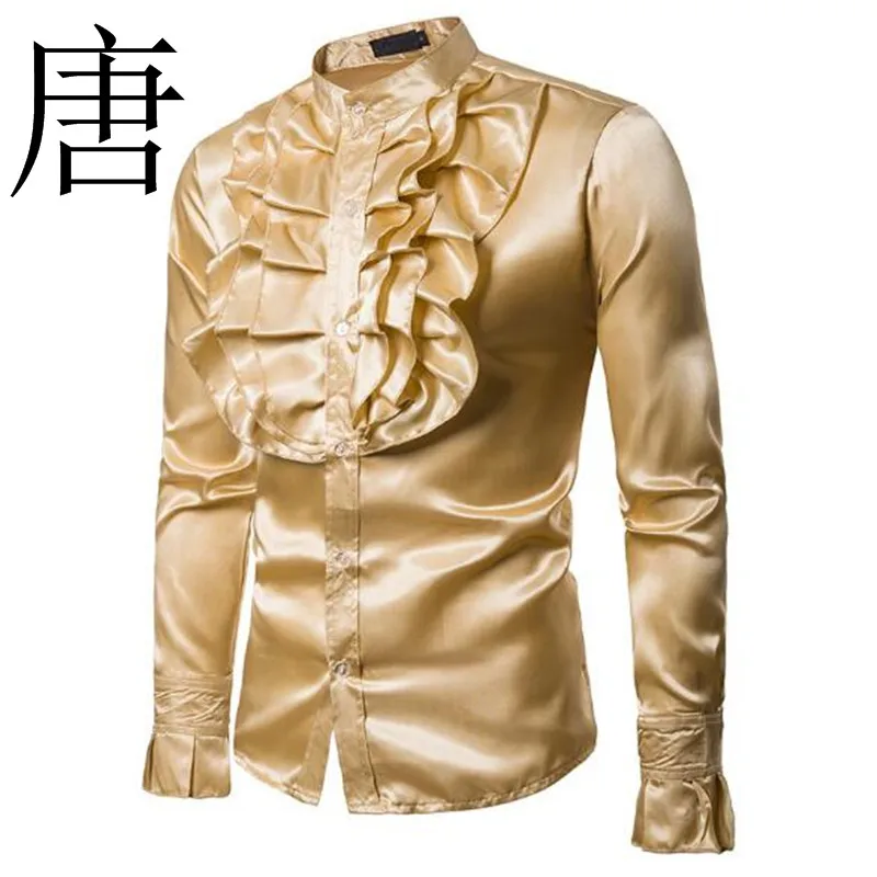 Lotus silk shirt mens Clearance