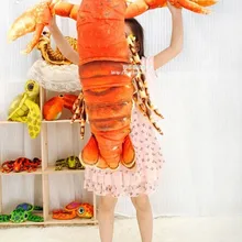 Около 110 см Моделирование Омар плюшевые игрушки куклы бросить подушку подарок w4622