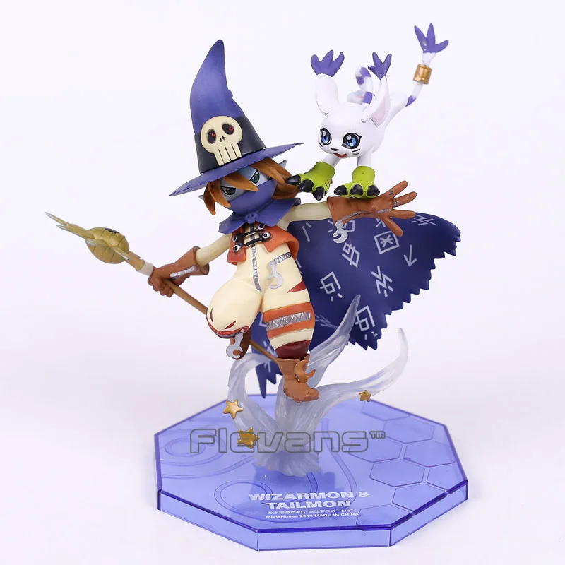 

Digimon Adventure Digital Monster Wizarmon & Tailmon PVC Figure Collectible Model Toy 14cm