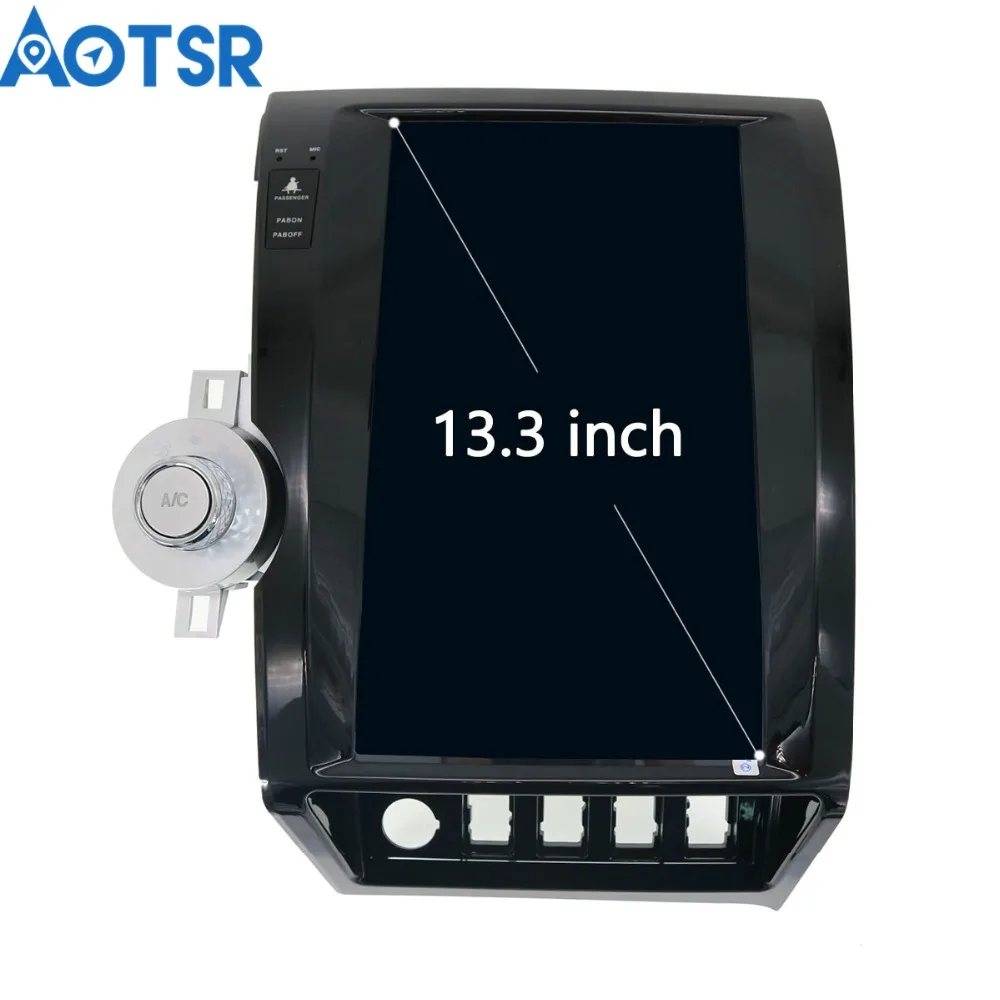 Aotsr 13 6 дюймов Android 0 Автомобильный dvd плеер без gps навигатора для Toyota Tundra 2007 2011