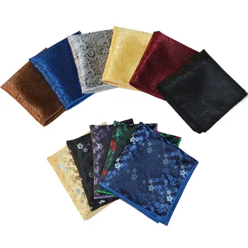 

Men Fashion Paisley Floral Pocket Square Handkerchief Wedding Formal Hanky NEW BWTYX0502