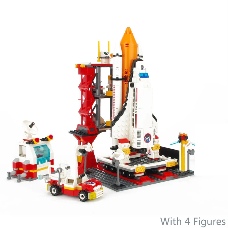 City Spaceport Space The Shuttle Launch Center 679Pcs Bricks Building Block Educational Toy For Children Legoings Cheap Blocks City Spaceport Space The Shuttle Launch Center 679Pcs Bricks Building Block Educational Toy For Children Legoings Cheap Blocks