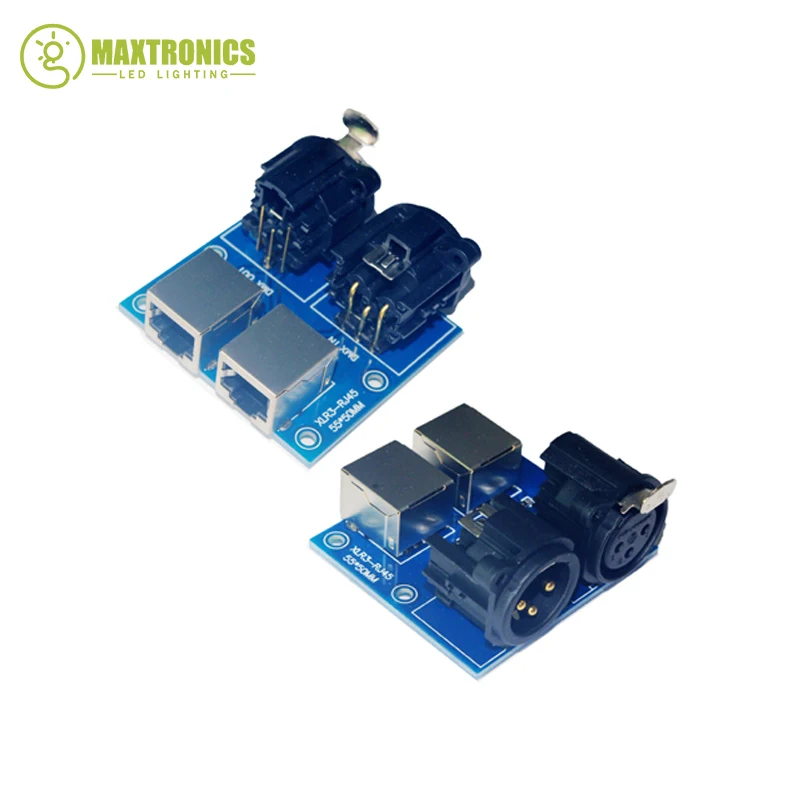

New Version 1 pcs XLR3-RJ45 DMX512 Relays connector use for DMX-Relays controller led decoder DMX 512 controller RJ45