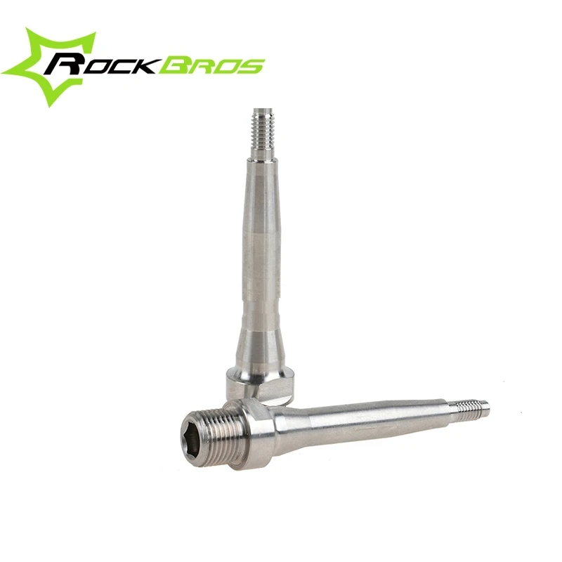 

ROCKBROS Cycling Parts Bike Pedals Axle Titanium Ti Pedal Spindle Axle for MTB Mountian Bike