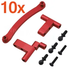 10x RC автомобиль квасцовый сплав рулевого управления сервопривод в комплекте для 1/18 модели Revel 24540 Scorch Hobbico Dromida BX MT SC4 Monster Truck