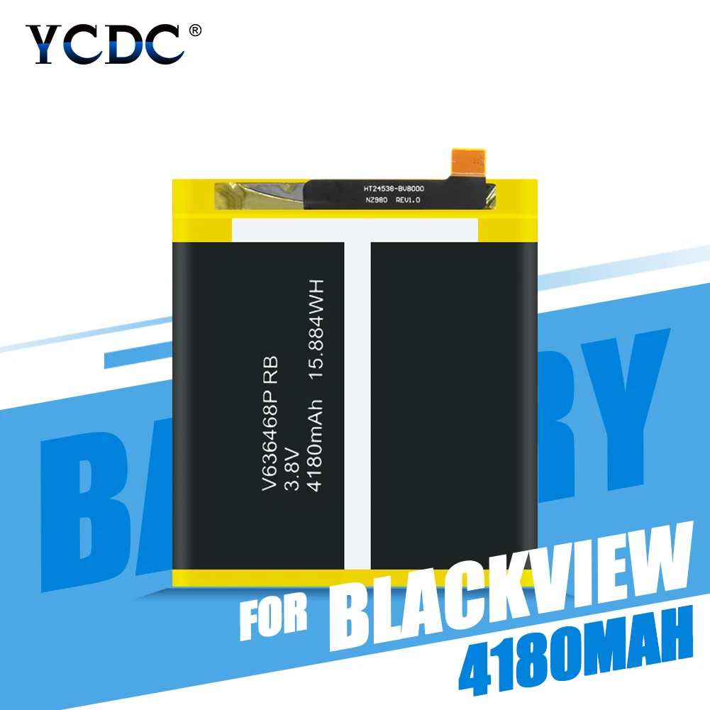 Перезаряжаемая батарея 4180 мАч для Blackview BV8000 BV8000 Pro V636468P, сменные литий-полимерные аккумуляторы для мобильных телефонов