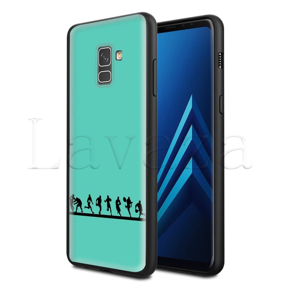 Мягкий силиконовый спортивный чехол для Samsung Galaxy S6 S7 Edge S8 S9 S10e Plus A3 A5 A6 A7 A8 A9 J6 Note 8 9