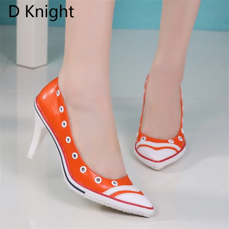 Sexy Pointed Toe Thin Heels Women Pumps New Fashion Shallow High Heeled Women Wedding Shoes Ladies Elegant Evening Party Shoes (12)
