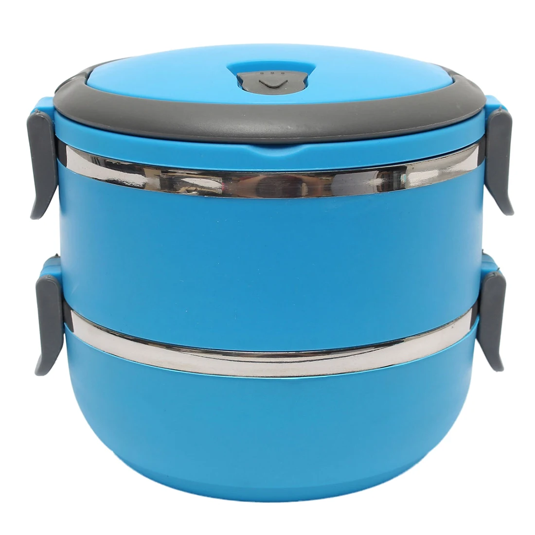 

2-Layer Stainless Steel Portable Insulated Thermal Lunch Case Bento Food Container Storage With Handle Heat Preservation