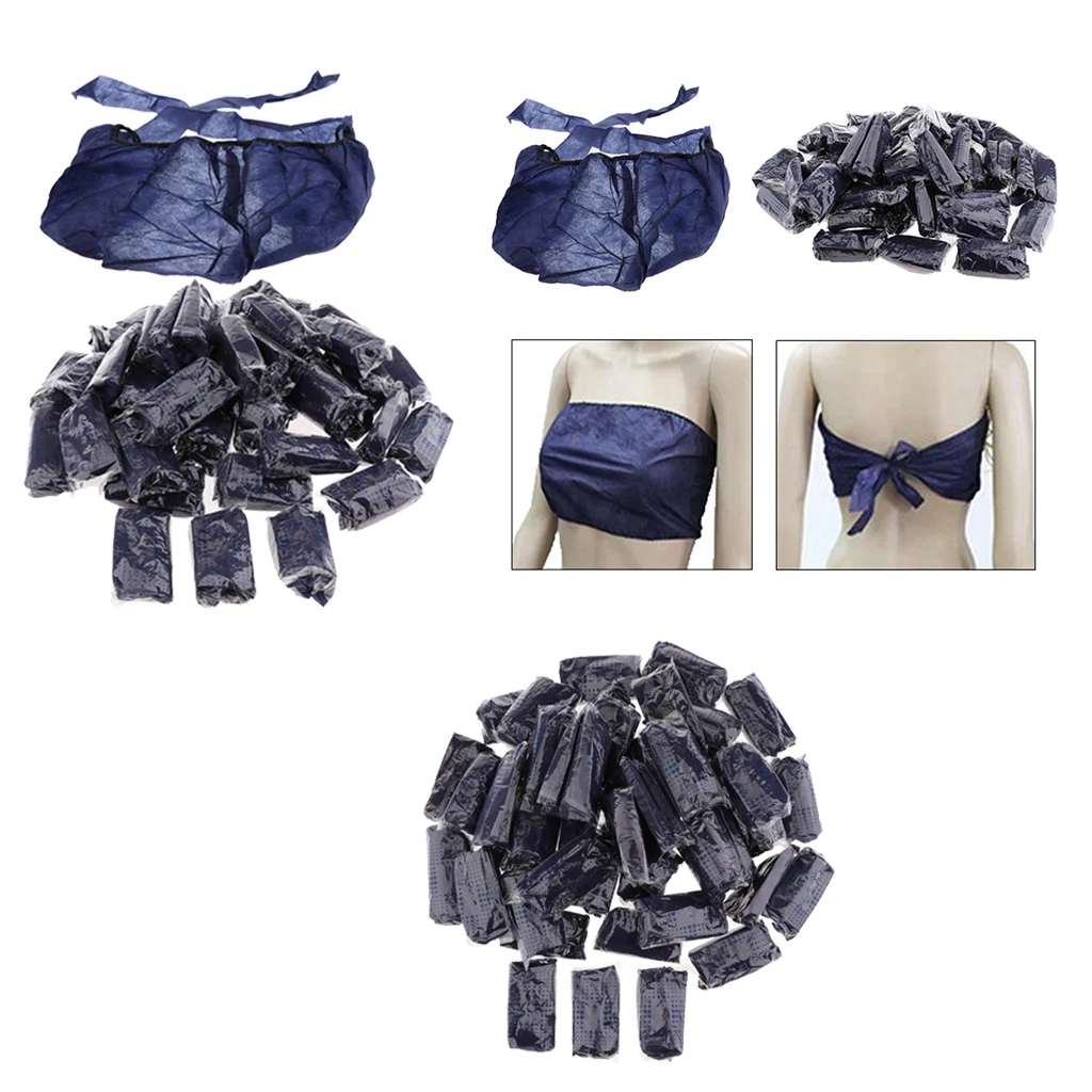 100pcs Disposable Spa Massage Beauty Non-Woven Women Bikini Bras, Wholesale