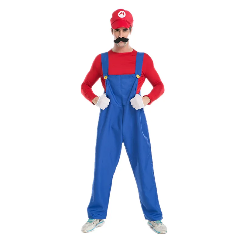 Супер Новый Косплей костюм для мальчиков взрослых Funy с Луиджи братьями