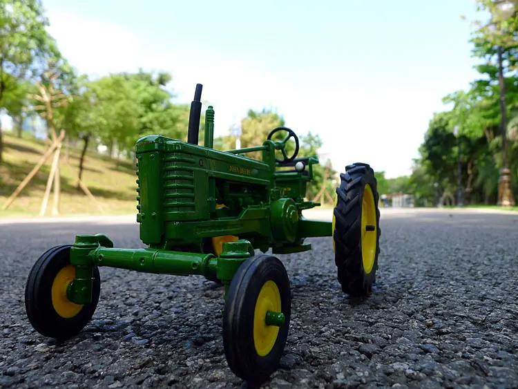 KNL HOBBY J Deere сельскохозяйственный трактор, игрушечный автомобиль из сплава, модель безопасности США, ERTL 1:16 специальные предложения