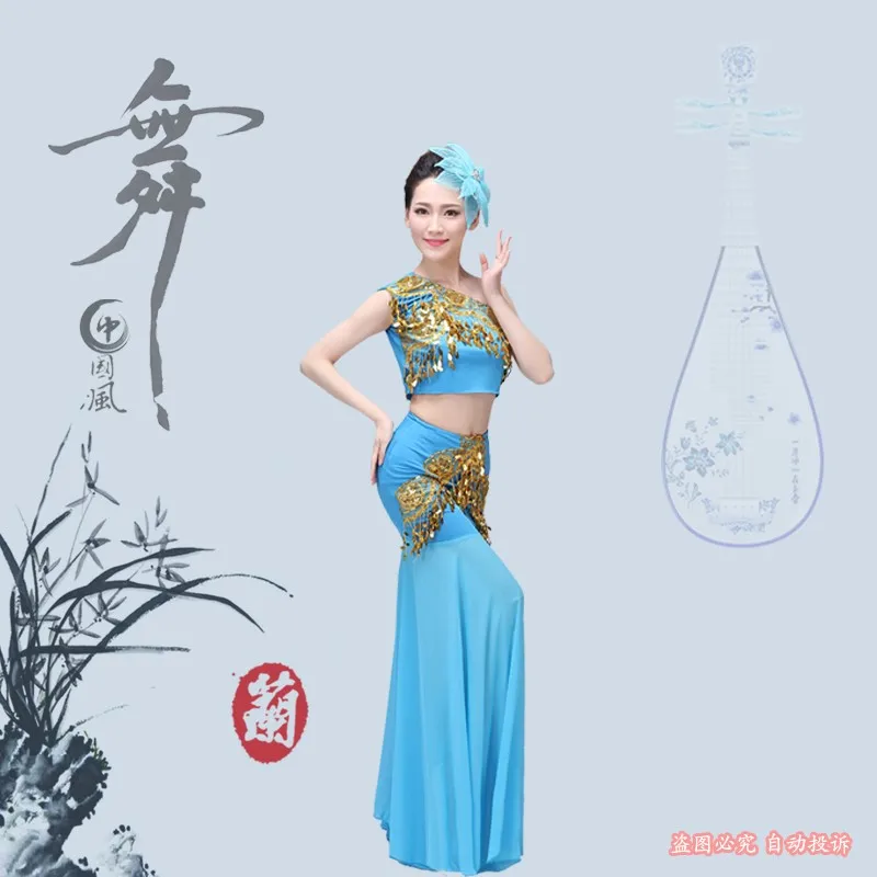 DB23758 Peacock belly costume-28