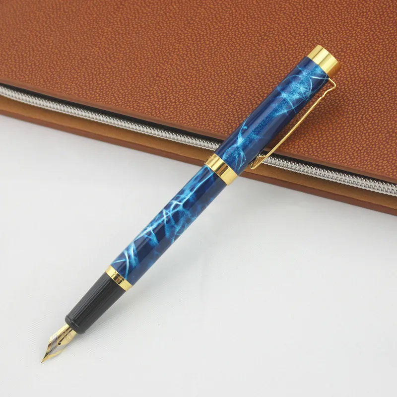 

DIKA WEN Business 8 colors Choose Medium Nib Iridium Point Fountain Pen Stationery School&Office Writing Pen