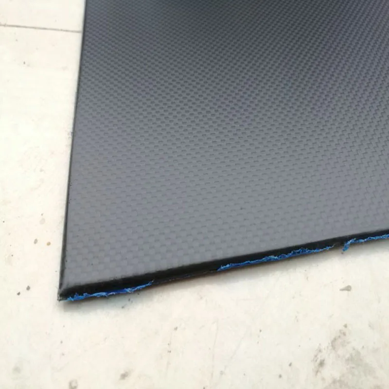 3K 탄소 섬유 플레이트 패널 시트, RC용 높은 복합 경도 소재, 두께 6mm-10mm, 400x500mm, 1 개
