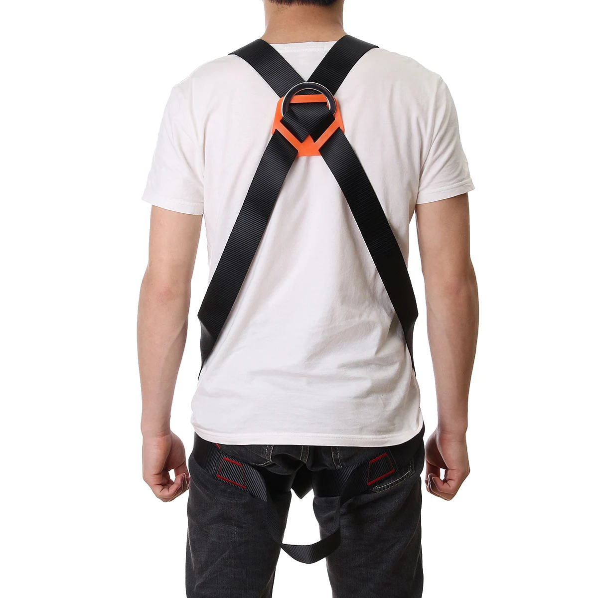 Outdoor Climbing Safety Belt Climb Mountain Rope Safety Waist Belt Protection Equipment Safety Harness Body Protecting