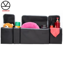 KAWOSEN органайзер для багажника автомобиля, регулируемая сумка для хранения на заднем сиденье, большая вместительность, многофункциональный органайзер для спинки автомобильного сидения из Оксфорда CTOB02