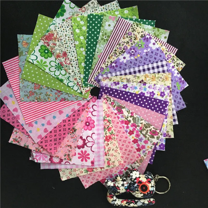 

30PCs 25x25cm Cotton Fabric For Patchwork Fabrics Felt For Needlework Tissu Dolls DIY Materials for Sewing Random Mixed