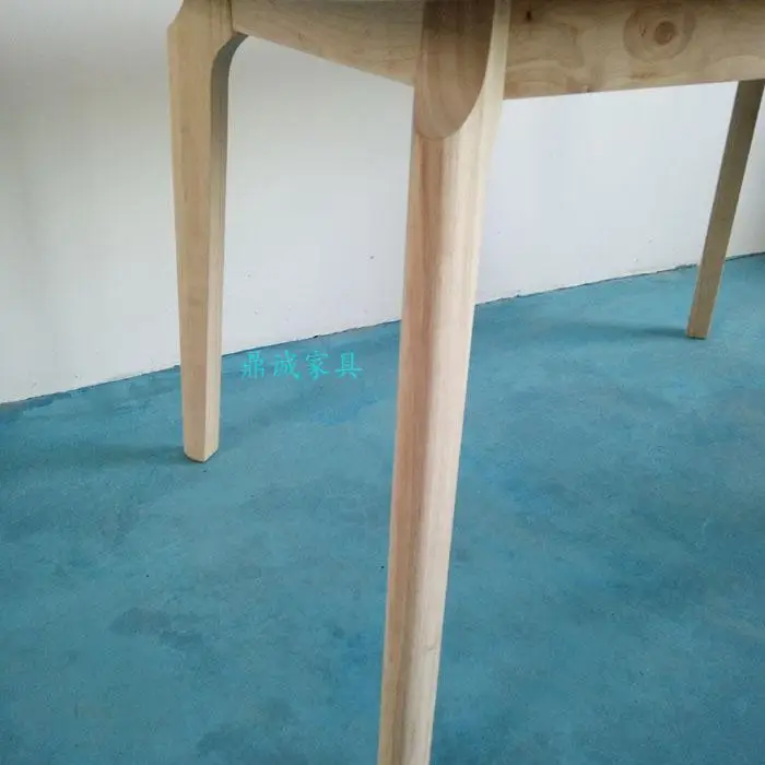 Nordic modern Rubber wood table, no paint rectangular dining room, solid wood table, factory direct sale modern dining table Nordic modern Rubber wood table, no paint rectangular dining room, solid wood table, factory direct sale modern dining table