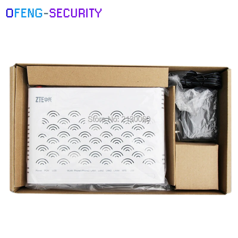 ZTE F660 5.0 GPON ONU ONT Router Support FTTH HGU 4FE+2TEL+USB+wifi  55