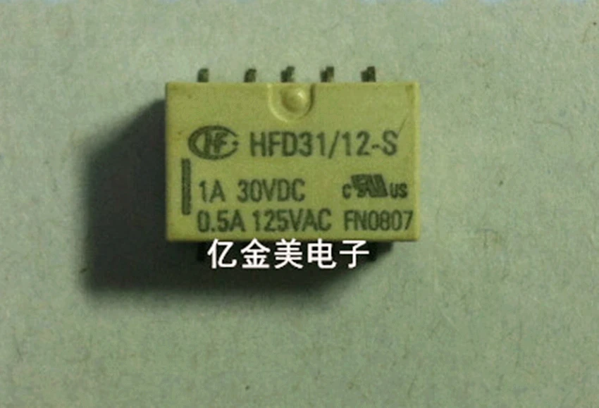 Relays HFD31 / 12-S SMD 10-pin 12VDC 12 1A | Обустройство дома