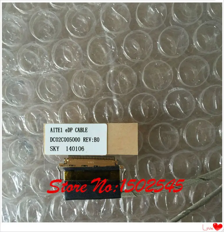 Кабель для ноутбука Lenovo E550 E555 DC02C005000 AITEl eDP | Компьютеры и офис