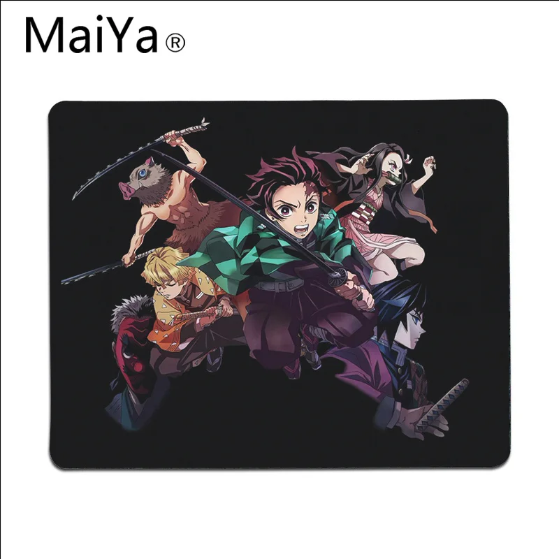 Maiya высокое качество Demon Slayer Kimetsu no Yaiba DIY дизайн игровой с узором коврик для мыши большой коврик для мыши клавиатуры коврик