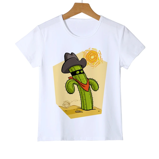 Camiseta para niños for Sale con la obra «Personaje de dibujos animados de  vaquero de cactus saguaro» de TammyWinandArt