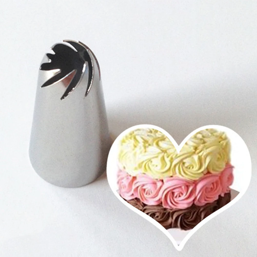 3 PCS DIY Petal Cream Nozzle Icing Piping Nozzles Tips Pastry Decorating Tips ZF