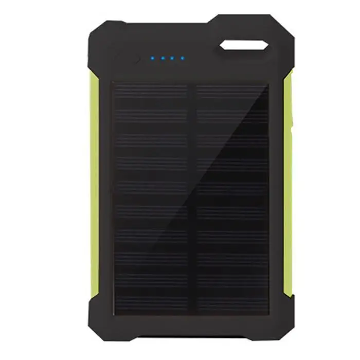 12000 mAh power Bank Мобильная мощность Солнечная Внешняя мощность Универсальное зарядное устройство lcd USB батарея power bank power для мобильного телефона