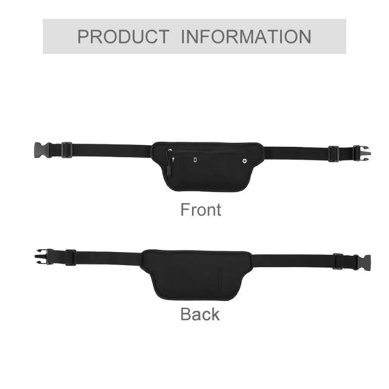 Многофункциональная Повседневная поясная сумка, водонепроницаемая поясная сумка, настраиваемая спортивная сумка для верховой езды на молнии, поясная сумка для мобильного телефона, кошелек