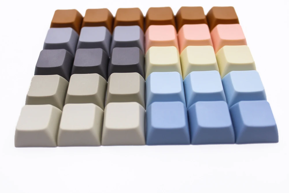 Пустая клавиатура MP 1U XDAS keys PBT смешанные цвета переключатели Cherry MX колпачки для