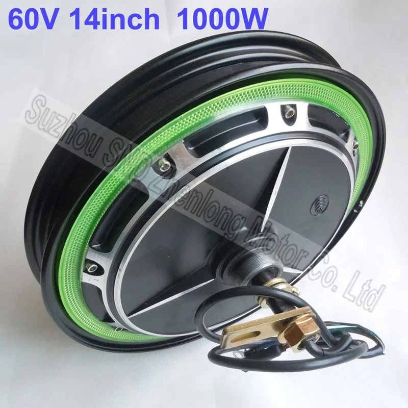 Perfect Customized 14 inch e-bike motor 48V 1000watt /high speed brushless DC bike motor diy parts G-M066 0