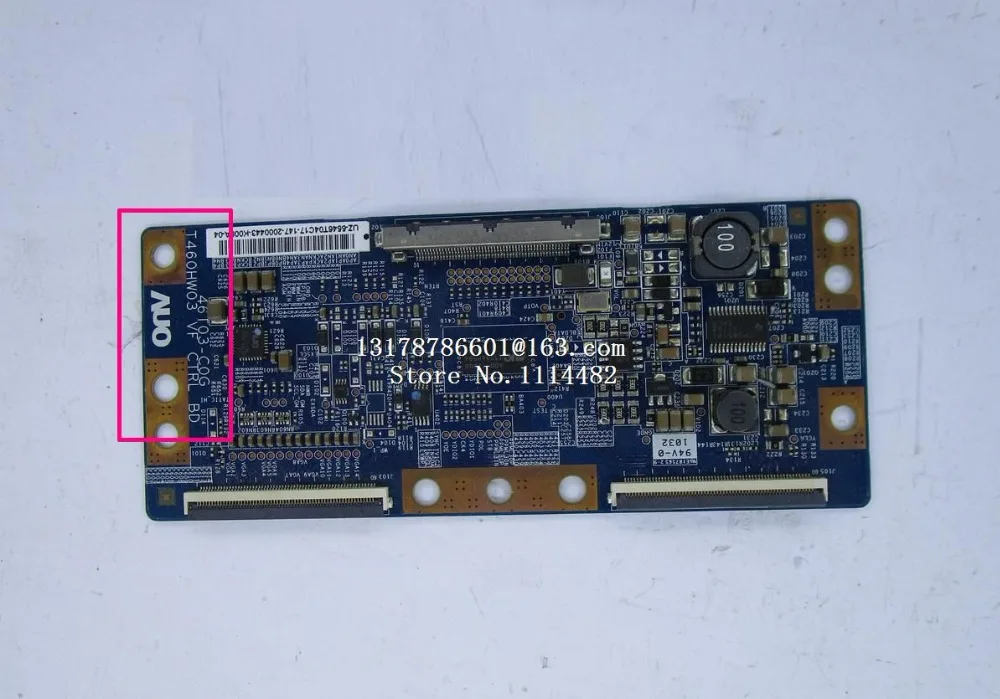 

T460HW03 VF CTRL BD 46T03-C0G Logic board good test Original T-CON board for LED46K01P 46T03-C0G 46T03-COG T460HW03 VF CTRL BD