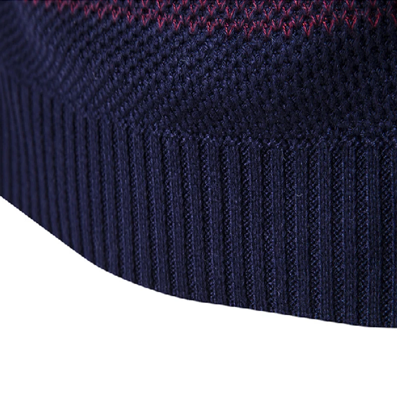 Sweater Men Winter 2018 Casual Striped Pullover Men Plus Size Long Sleeve Knitted O-Neck Gradient Color Sweaters Male S-2XL