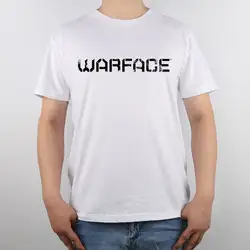 Warface логотип черная горизонтальная Warface sur PC Xbox 360 gamekult Футболка Топ натуральный хлопок Для мужчин футболка новый Дизайн высокое качество