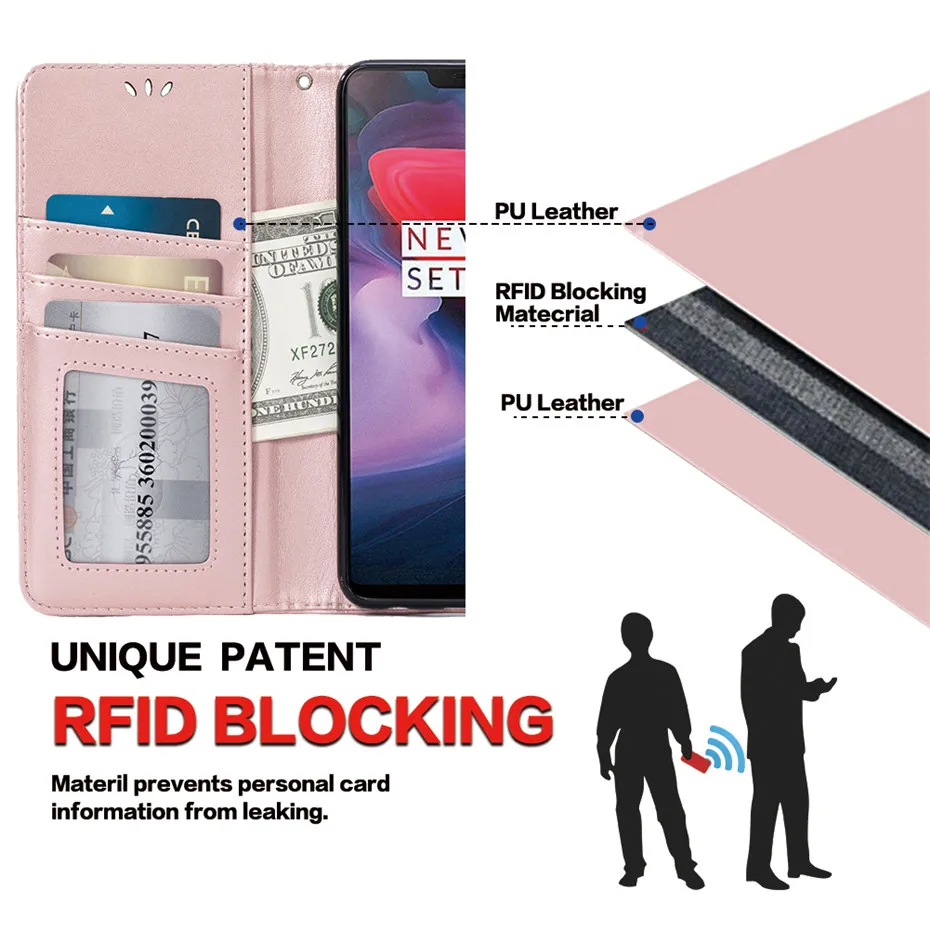 case for OnePlus 6-Rose Gold02