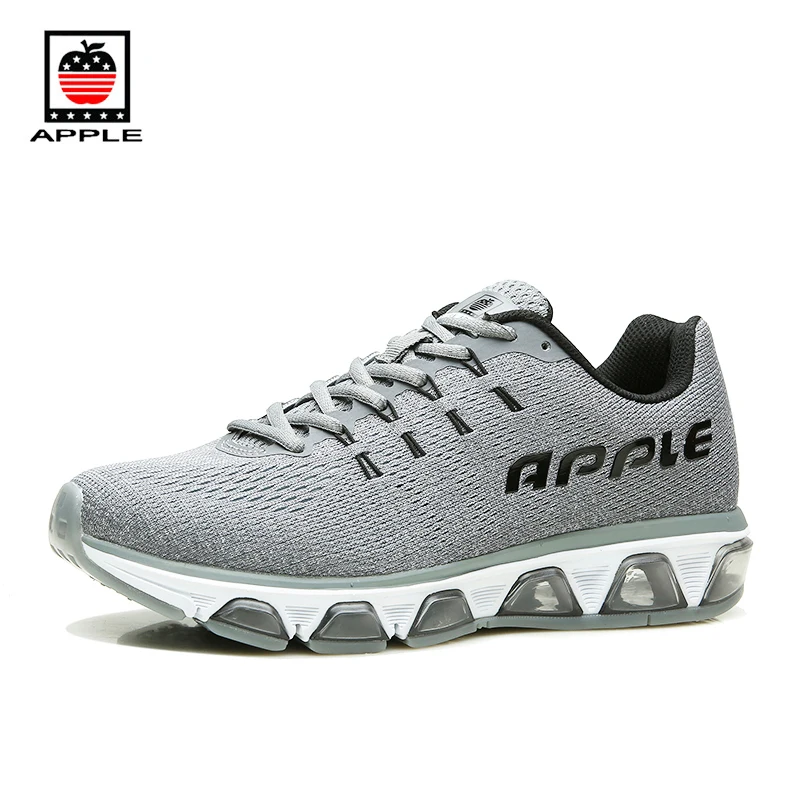 Apple Hot Sale Men's Running Shoes High Quality Breathable Mesh Lace Up