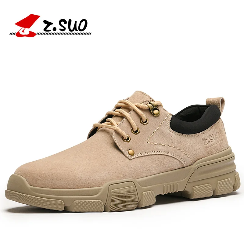 2019 spring men's tooling leather Korean version of the wild shoes casual men's low . shoes England shoes
