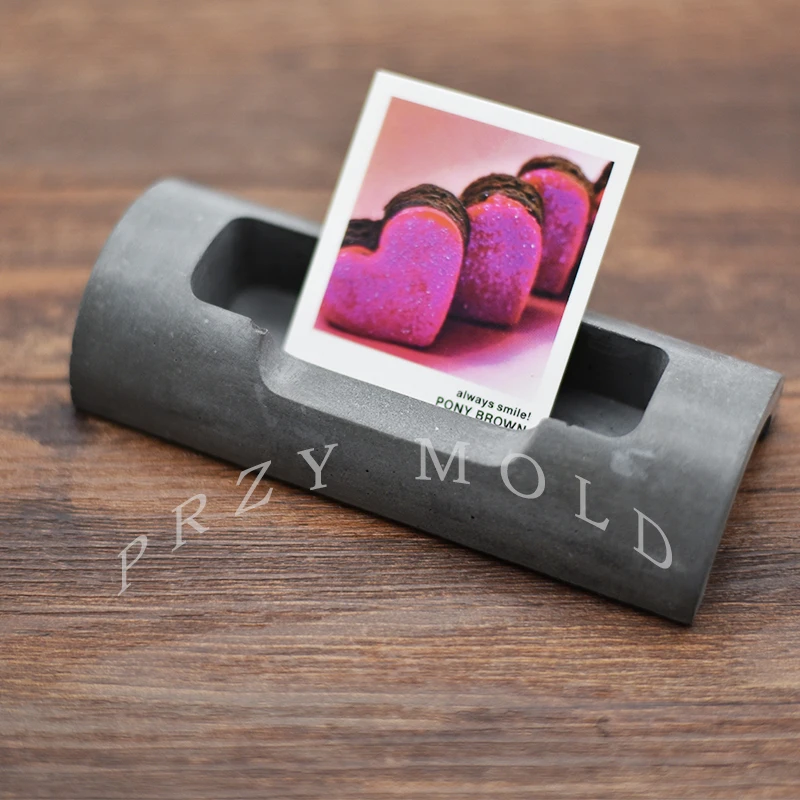 Mold Silicone Office Business Card Holder Cement Life Supplies Molds