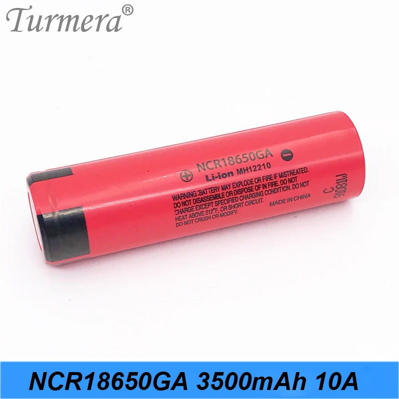 18650 батарея 3500mah NCR18650GA 10a 3,6 V батарея для электрического велосипеда батарея фонарик Новая батарея PK ncr18650b