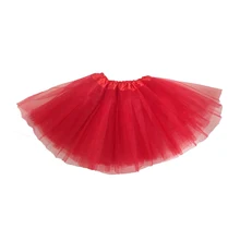 Современная балетная детская юбка для девочек; сказочная балетная пачка; красная летняя детская юбка-пачка принцессы для маленьких девочек