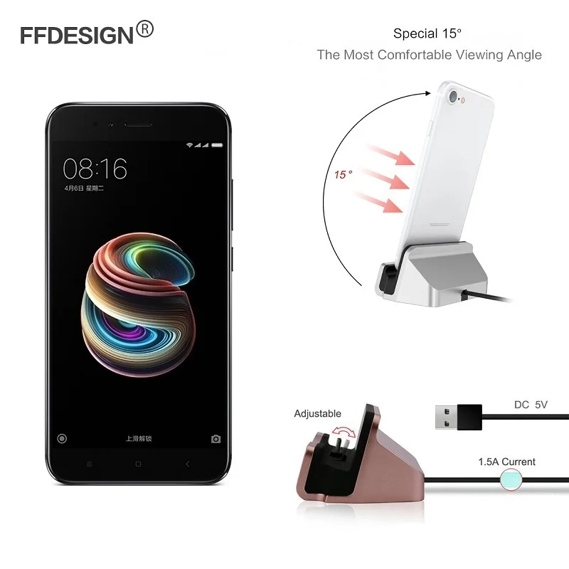 Док станция для зарядного устройства Xiaomi Mi A1 MiA1 Mi5X 6 5S Plus 5 Note 2 3 зарядная док